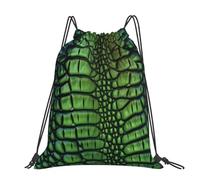 STVYUKL Beautiful Purple Butterfly Art Drawstring Backpack Lightweight Sports Gym Sack Drawstring Bags Cinch Bag Sackpack For Work Gym Swim Travel, Alligator Skin, One Size