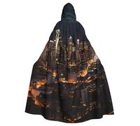 STVYUKL City Seattle Halloween Hooded Cape Adult Full Length Cape Cloak Halloween Christmas Cosplay Costume For Men And Women