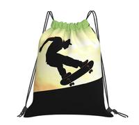 STVYUKL Colorful Octopus Drawstring Backpack Lightweight Sports Gym Sack Drawstring Bags Cinch Bag Sackpack For Work Gym Swim Travel, Skateboard, One Size