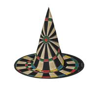 STVYUKL Dart Board Halloween Witch Hats 1, Witches Hat Mens Womens Floating Hats Costume Accessories Indoor Outdoor Halloween Decorations For Porch Yard Indoor Outdoor Decor Party Supplies