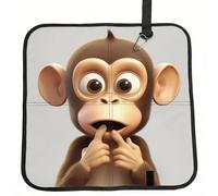 STVYUKL Foldable Sitting Pad Seat Cushion Lightweight Waterproof Camping Seat Mat Foam Insulated Seat Pad The Silent Monkey Camping Sit Cushionwith Strap for Travel Picnic Hiking Fishing