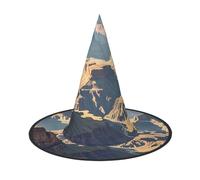 STVYUKL Grand Canyon Arizona Halloween Witch Hats, Witches Hat Mens Womens Floating Hats Costume Accessories Indoor Outdoor Halloween Decorations For Porch Yard Indoor Outdoor Decor Party Supplies