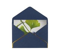 STVYUKL Greeting Card with Blue Envelopes, Thinking of You Card Ginkgo Leaves and Berries Happy Birthday Wedding Invitation Blank Note Cards for All Occasions 4x6