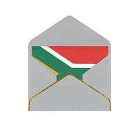 STVYUKL Greeting Card with Light Grey Envelopes, Thinking of You Card South Africa flag Happy Birthday Wedding Invitation Blank Note Cards for All Occasions 4x6