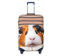 STVYUKL Guinea Pigs Luggage Cover Personalized Elastic Washable Suitcase Cover Luggage Protector Auti-Scratch Suitcase Case Protector Fits 18-32 Inch Luggage, Black, L