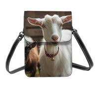 STVYUKL Small Crossbody Bags For Women, Cute Goat Cell Phone Purse Pu Leather Wallet Bag With Shoulder Strap