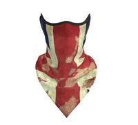 STVYUKL Vintage Union Jack British Flag Neck Gaiter Face Mask Uv Protection Windproof Bandanas Headband Breathable Fishing Face Cover Ski Mask With Ear Loops Bandana For Men Women