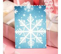 STVYUKL Winter Snowflake Building Block Puzzle Personalized Building Bricks for Adults Square Shaped Block Puzzle Building Family Keepsake DIY Brick Block Puzzles Valentine's Day Gifts
