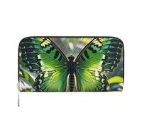 STVYUKL Womens Wallet Zip Around Wallet Pu Leather Phone Clutch Purse Dragonfly Mode Card Holder Organizer, Black, One Size