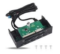 STW 5.25inches Internal Card Reader - Type-C USB 3.1 Support for CF MD XD MMC TF M2 MS - Multi-Function Dashboard PC Front Panel