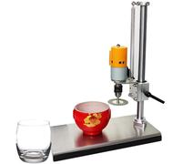 STWBHW Electric Glass Bottle Cutter,Electric Bottle Cutting Machine, Glass Bottle Cutter with Drilling Function, 360° Rotatable Freely Cutting,Max Motor Speed 3000 r/min,for DIY Containers