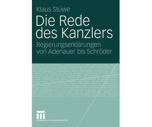 Stwe - Die Rede des Kanzlers - New paperback or softback - X555z