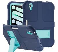 Stweap Case for iPad mini 7 A17 Pro 2024 / iPad mini 6 2021 8.3 Inch, Heavy Duty Shockproof Rugged Protective Case for iPad mini 7th/6th Generation 8.3" (NavyBlue)