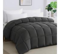 STWIENER Oversized King Plus Comforter Down Alternative Quilted Duvet Insert with Corner Tabs - Extra Large Lightweight Winter Warm Soft Fluffy Comforters, 120x128 inches（Grey）