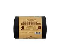 STX_344361 Groundsman Super Heavy Duty Refuse Sacks 100L - Roll of 50 (GMSR10)