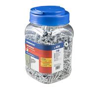 STX_377341 Rawlplug Metal Self Drill Fixing Plasterboard Plug 400plugs + 400screws (R-C1-DRA02)