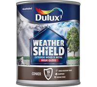 Dulux Weathershield Exterior Gloss Paint 750ml Conker
