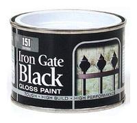 STX_469347 151 Coatings Iron Gate Gloss Paint 180ml Black (DY014A)