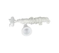 Dencon Spare Pull Cord for Ceiling Switch, White Pre-Packed