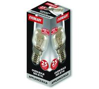 Eveready Appliance Bulb - Small Edison Screw E14 Microwave / Oven Bulb - 25w (Pack of 10)