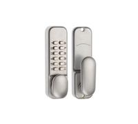 STX_818096 Era Digital Door Lock Oval with Hold Back Finish: Chrome Effect (3003-37-1A)