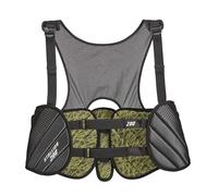 STX Boys Stallion 200 Lacrosse Rib Pads, Black/Grey, Small