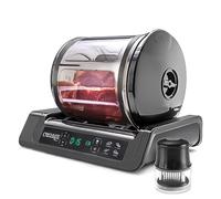 STX International Chef's Elite Vacuum Marinator & Tumbler | Marinate Meat & Vegetables in 15 Minutes | Adjustable Timer | Auto Shut-Off | Meat Tenderizer Included