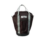 STX Lacrosse Bucket Ball Bag, Black - Multi Sport Ball Bag