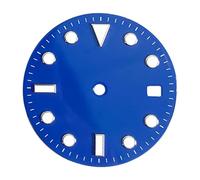 Stxdynjy 28.5mm Dial for 8215 2813 2836 8200, Wearable, Elegant, Repair Accessories, Watchmaker, Practical, Made of Metal, Blue