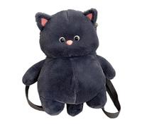 Stxdynjy Cat Backpack Storage Bag Children's Shoulder Bag Soft Material Suitable for Travel Park Party Gifts, Gray