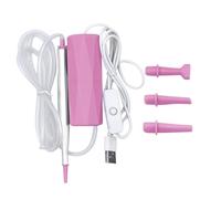 Stxdynjy Craft Diamond Pen Electric Dotting Pen USB Bead Craft Pen Drill Pen Art Painting Pen with Efficient Bead Placement and Comfortable Handling Suitable, Pink, Pink
