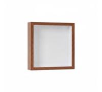 Stxdynjy Display Photo Ticket Memory Collector Shadow Box Artificial Board Memento Organizer Suitable for Home Decoration Shelf Display Entryway , Walnut , 20x20cm
