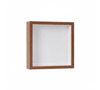 Stxdynjy Display Photo Ticket Memory Collector Shadow Box Artificial Board Memento Organizer Suitable for Home Decoration Shelf Display Entryway, Walnut, 15x15cm