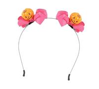 Stxdynjy Halloween Headband Pumpkin Costume Prop Hair Accessory Made of Resin Suitable for Masquerade Parties Home Celebrations, Rose Red