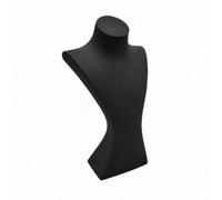 Stxdynjy Necklace Bust Display Stand Retail-Style Pendant Display Bust Simple Design Pendant Chain Organizer for Chests, Black