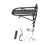 Stxdynjy Steel Rack Front Bike Rack Carrier Cargo Rack Mount With Frame And Even Weight Spread Suitable for office commuting shopping runs scenic rides training days