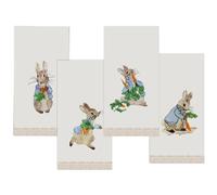 Stxy's Easter Bunny Paper napkins - Carrot Easter disposable hand towels for bathroom Peter Rabbit decorative dinner napkins for decoupage, baby shower