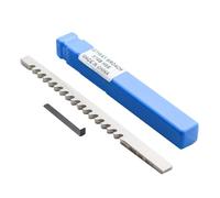 Styel B High Speed Steel HSS Keyway Broache, High Precision Push Type Cutting Tool, Various Specifications for CNC Router,Imperial Broaches (3/16"B)