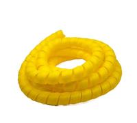 Styire 1 Meter Flexible Spiral Sleeve Bike Brake Cables Protector 8mm to 14mm Sturdy Wire Protection Wrap Guard Cover(Yellow,ID 8mm)