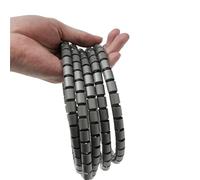 Styire 1 Meter Spiral Wrap Cable Organizer Wire Protection Protective Tube for Neat Wiring Guard Cover(Grey,ID 42mm)