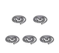 Styire 5pcs 1 Meter Flexible Spiral Cable Management Tube 22mm ID Wire Organizer and Protector Guard Cover(Grey)