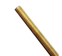 Styire Brass Fully Threaded Metric Brass Bar Studding Rod M3 M4 M5 M6 M8 M10 M12 M14 M16 M18 M20 M22 M24 Stock(500mm x M10)