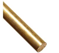 Styire Brass Round Bar Rod 100mm 250mm 500mm Length for Gear and Spring Box Fabrication Stock(22x250mm)