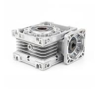 Styire NMRV050 Worm Gear Reducer Input 0.55" 14mm Square Input Flange 86x86mm Output Hole 0.99" 24mm Gearbox for Nema34 Stepper Motor Accuracy Vertical(Ratio 15 to 1)