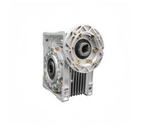 Styire NMRV075 Motor Gearbox 28mm 1.1" Input Bore 100B5 Round Flange 7.10" 180mm Rabbet 9.84" 250mm Input Flange Outer Diameter 7.5 10 15 Ratio Accuracy Vertical(Ratio 10 to 1)