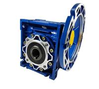 Styire Worm Gear NMRV050 Speed Reducer Input 0.75" 19mm Output 0.99"25mm 80B5 80B14 Round Flange 40:1 50:1 60:1 80:1 100:1 Ratio Accuracy Vertical(60 to 1 Input 80B5)