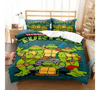 (Style 01, King(220X240CM/3PCS)) Ninja Dragon Bedding Single Double Duvet Cover UK