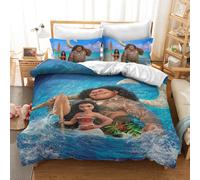 (Style 02, Double) Moana Sing-Along Bedding Single Double King Duvet Cover