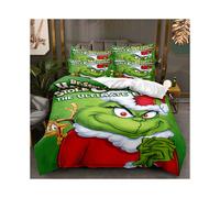 (Style 04, Double (200X200CM/3PCS)) The Grinch Bedding Single Double King Duvet Cover