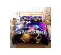 (Style 05, Single) Godzilla vs King Kong Bedding Single Double Duvet Cover SET